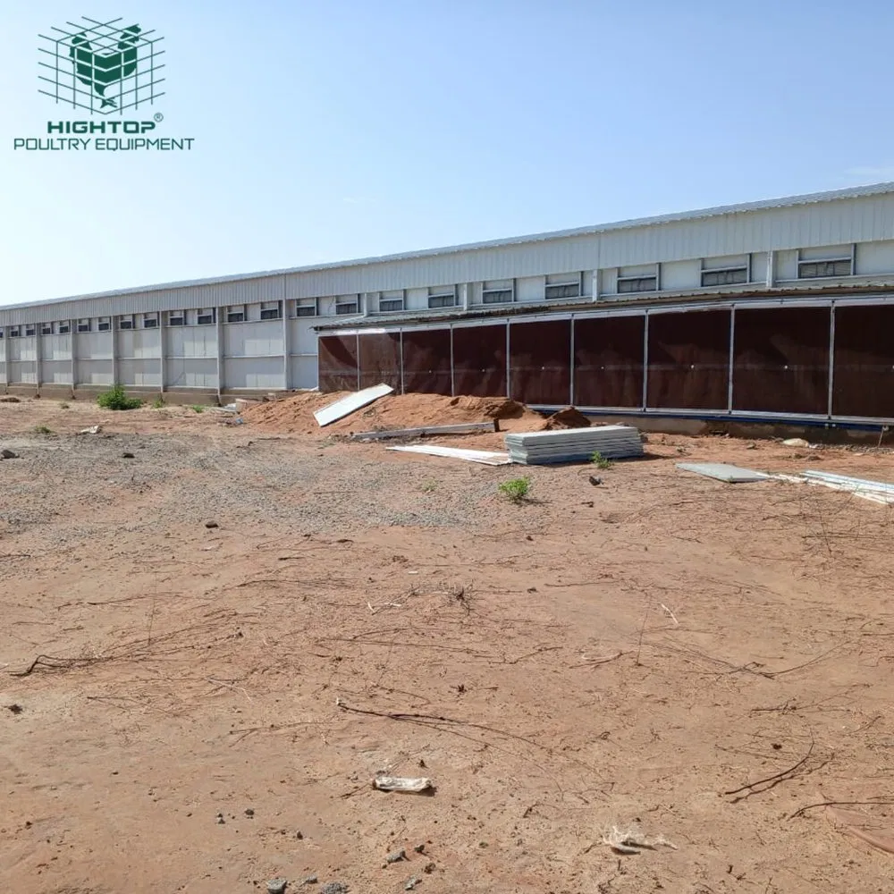 Lightweight Steel Structure Prefabricated Warehouse Building Chicken Coop House Poultry Shed With Pu Panel Wall And Roof