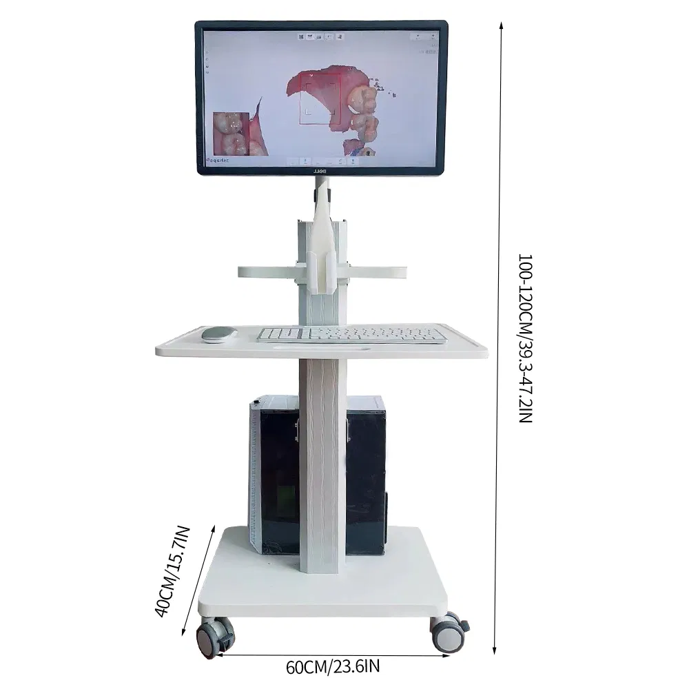Premium Aluminum Alloy Dental Scanning Cart for Clinics and Practices
