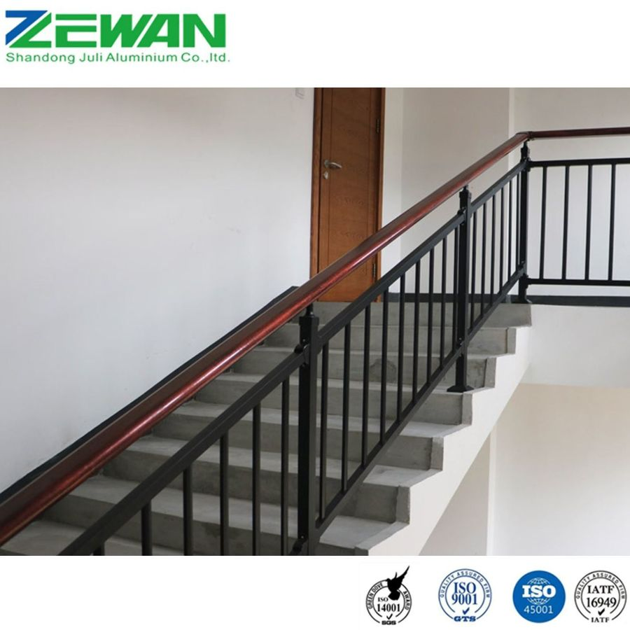 Aluminium Alloy Safety Baluster Glass Balustrade Modern Design Aluminum Stair Handrail Guardrail Railing for Outdoor Indoor Staircase/ Balcony/Corridor / Vill