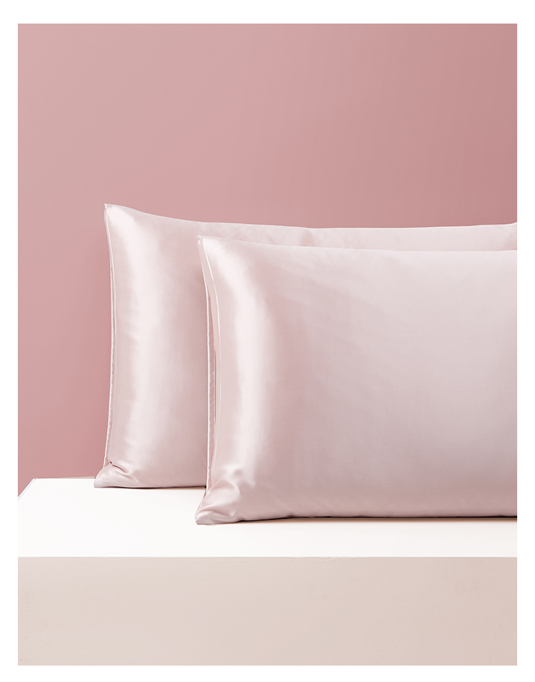 Hot Selling Wholesale Customized High Quality Silk Pillowcase 25mm 22mm 19mm 100% Natural Mulberry Raw Silk 6A Grade Silk Fabric Pillowcase for Sleeping