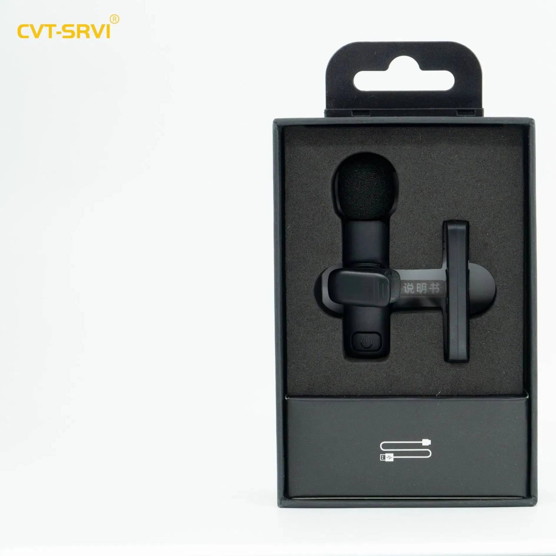 Mini Wireless Lavalier Microphone Portable Audio Video Recording Microfonoe for iPhone Android Live Broadcast Gaming Phone