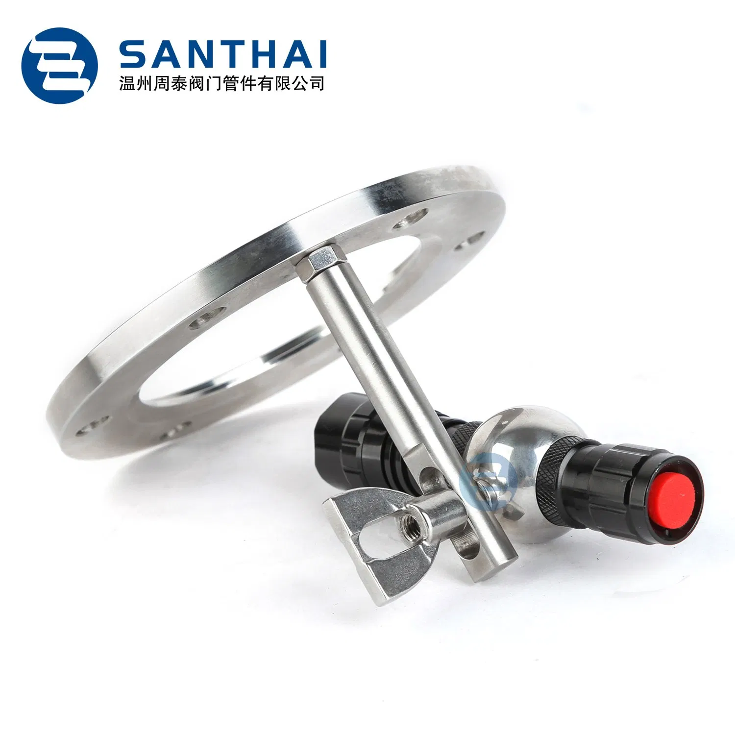 SS304 Union Type Sight Glass Tube Fitting with CNC Machining