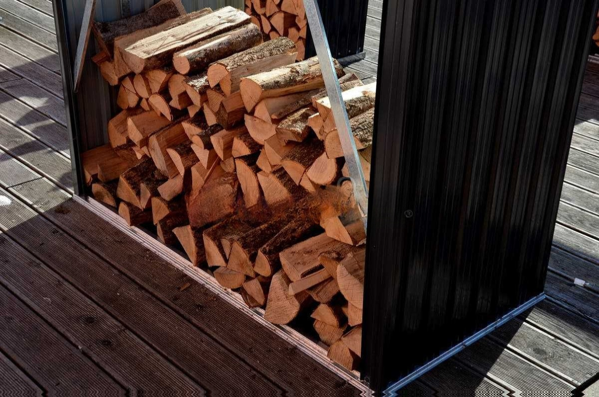 Long Size Heavy Duty Outdoor Firewood Shelf Wr21245106