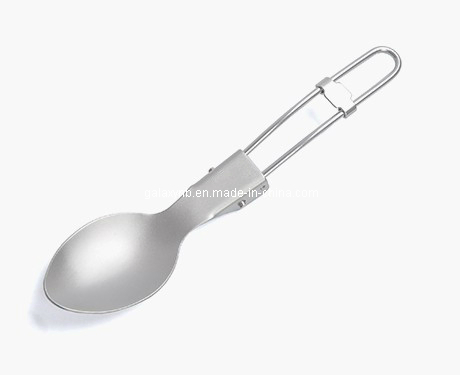High Quality Titanium Folding Spork Grs-Kt301 for outdoor