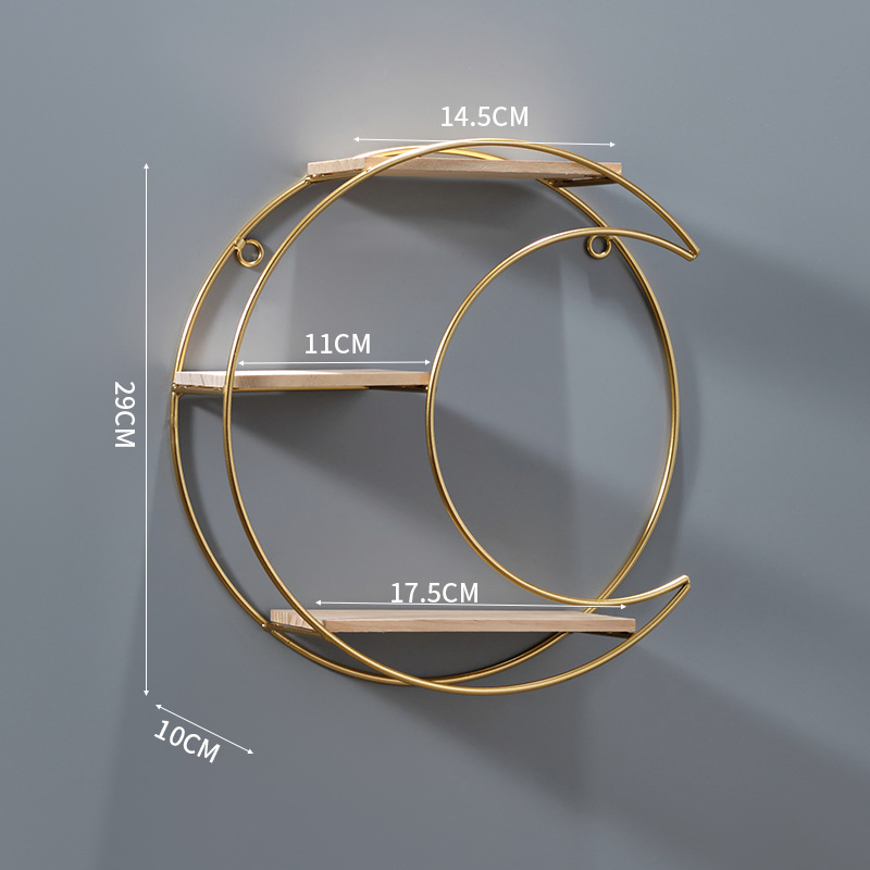 Nordic-Style Creative Restaurant Wall Decoration Shelf
