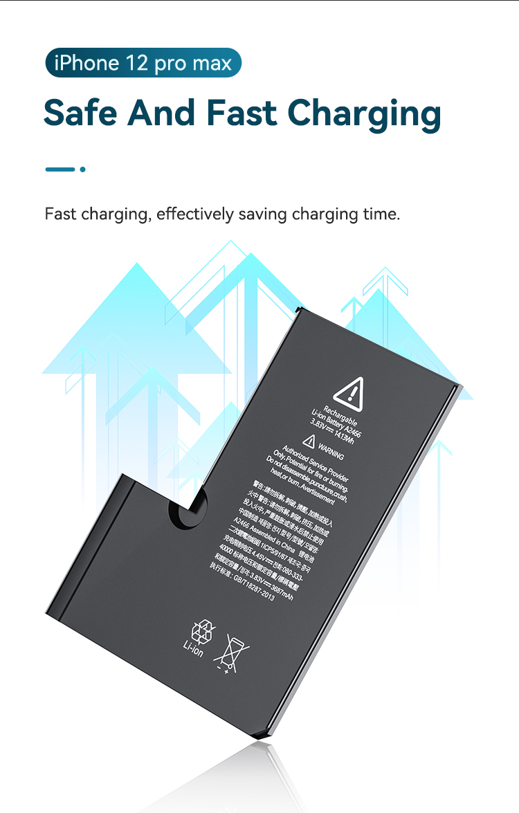 Аккумулятор для iPhone 6-12, X, XR, XS Max (оригинальная емкость)