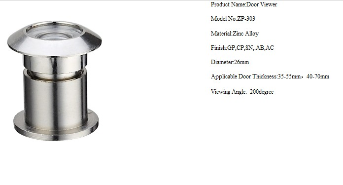 Brass, Zinc Alloy, Aluminum Material Door Viewer (MY002)