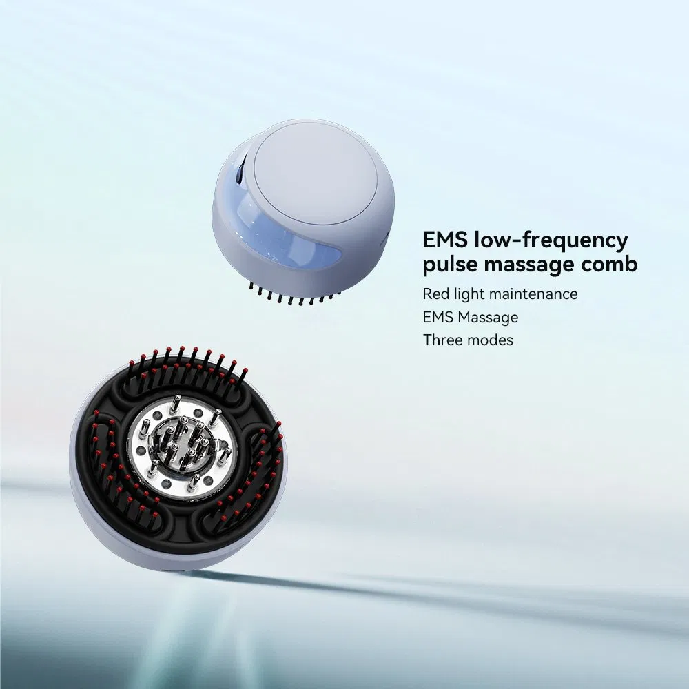 Мини-массажер для кожи головы с красным светом и аромадиффузором