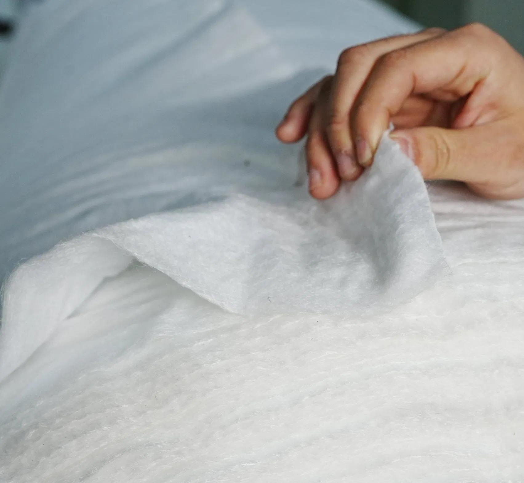 Permeable Geotextile Allows Rainwater Drainage While Holding Soil