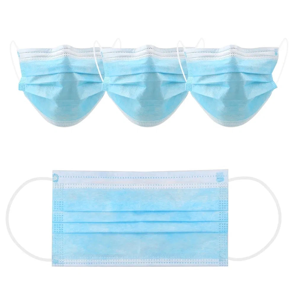 Disposable 3-Ply Non-Woven Face Mask