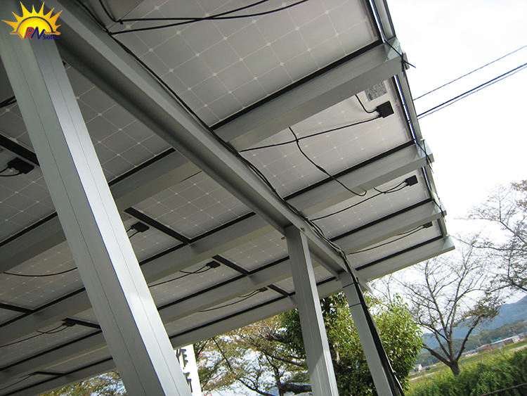Easy Installation Aluminium Solar Carport of Light Weight Customized