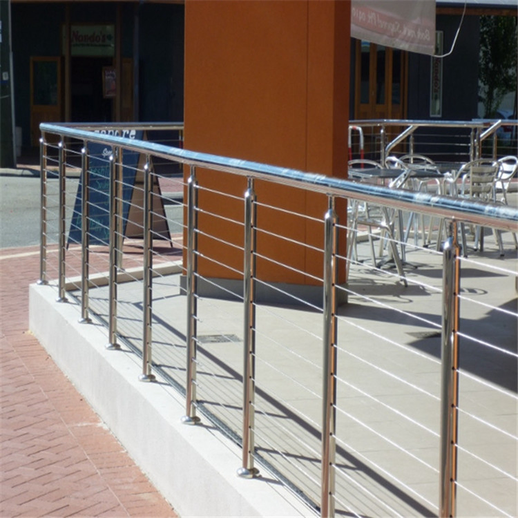 Stainless Steel Handrail Design Balcony Wire Cable Railing Stair Balustrade Garden Fence