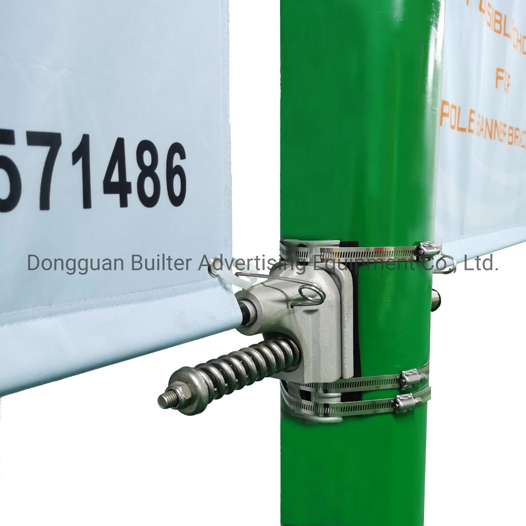 Metal Light Pole Banner Clamp Advertising Poster Holder