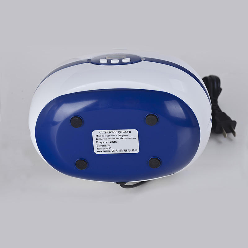 LED Display Timing Adjustable 600ml Ultrasonic Cleaner for Cleaning Glasses Jewelry Denture Watch