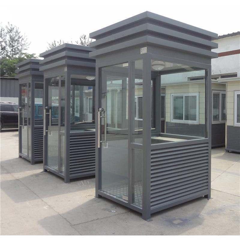 Guard Booth Toll Booth Stainless Steel Prefabricated Portable Guard Room Guard Room Guard House