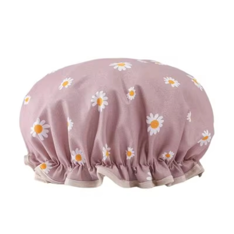 Hot Sale Reusable Waterproof Durable Bath Cap Elastic Band Shower Cap