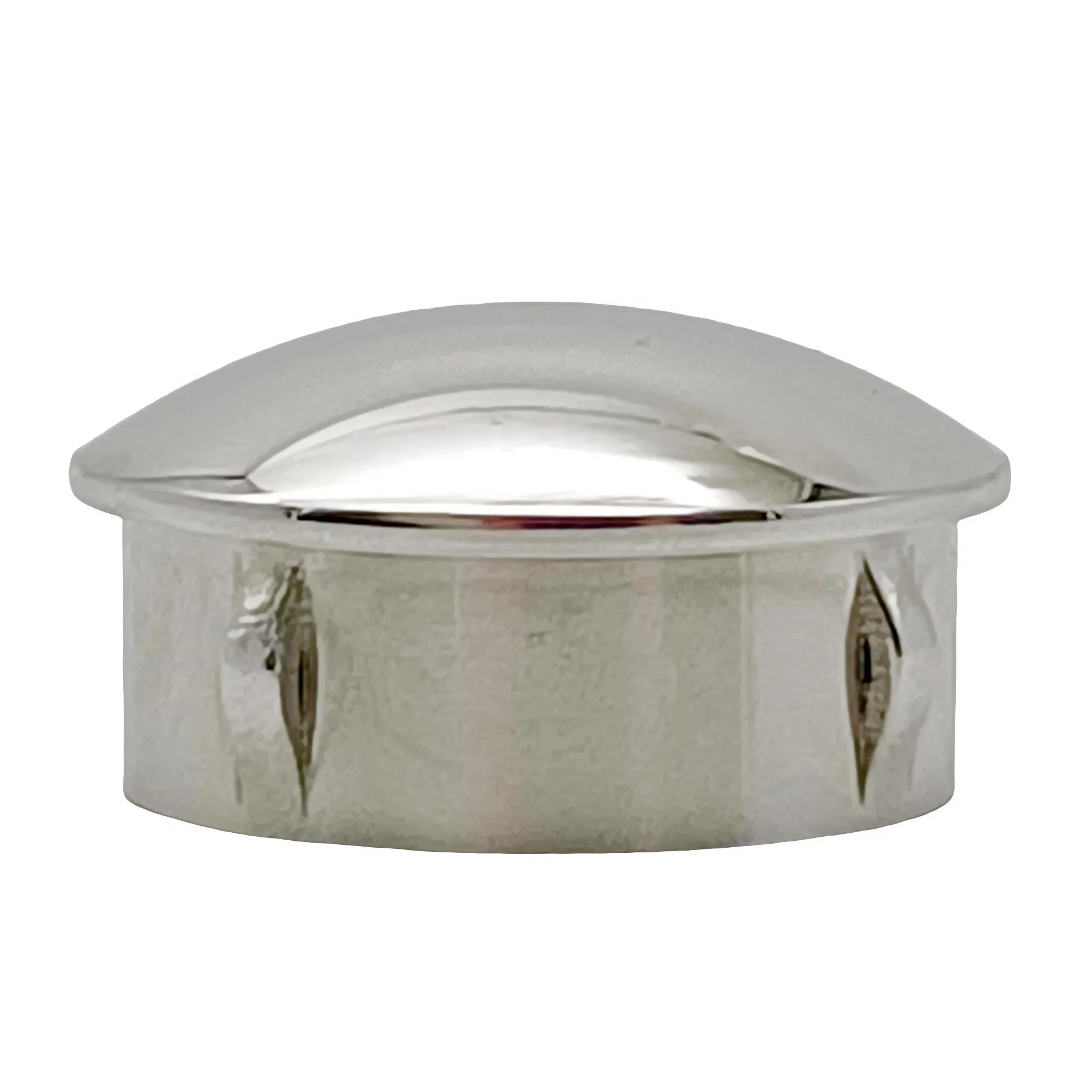 316 Stainless Steel Round Stair Railing Knock-in Handrail End Cap