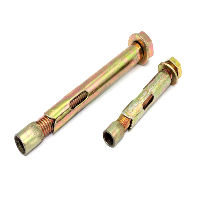 Анкерный болт распорный стальной желтый