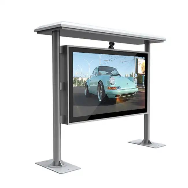 IP65 Waterproof Touch Advertising Screen Displays Outdoor LCD Wall Mount Display