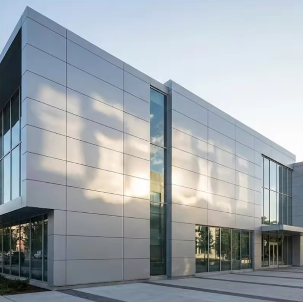 Facade Cladding Metal Aluminum Composite Panel Exterior Wall Coverning Panels