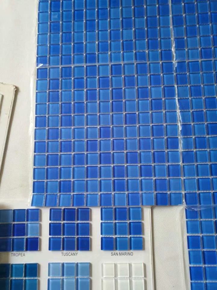 Glass Tile Mosaic Tile Swimming Pool Mosaic Decorations Mosaic out Door Mosaic