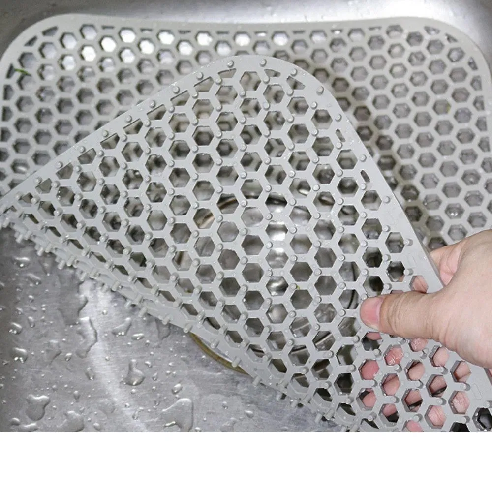 Non-Slip Heat Resistant Silicone Pad Mesh Trivets Hot Dishes Holder Ai21878