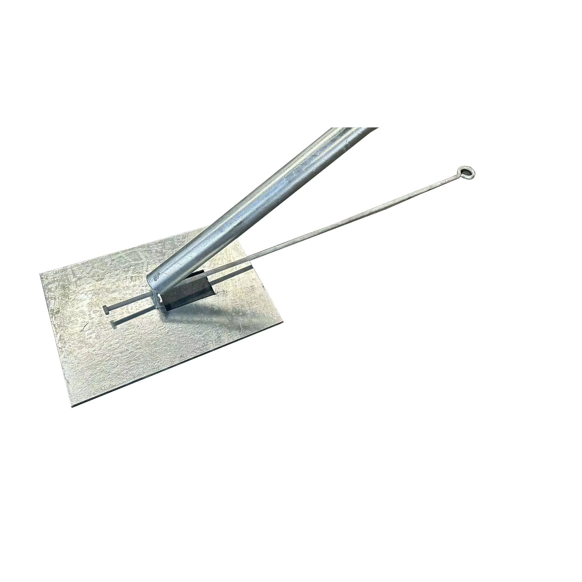 Cheap Combination Farm Fence Stay Post Assembly Galvanised Steel Round Strainer Post for Farm Fencing and Livestock Fence