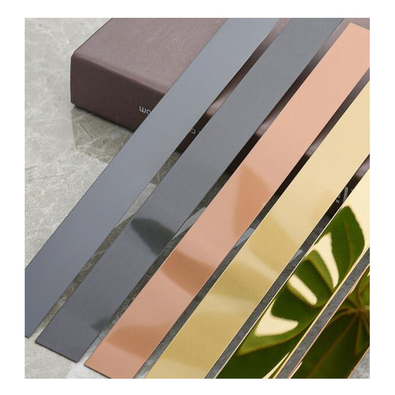 Self-Adhesive Stainless Steel Decorative Mirror Strip Tape for Wall and Cabinet