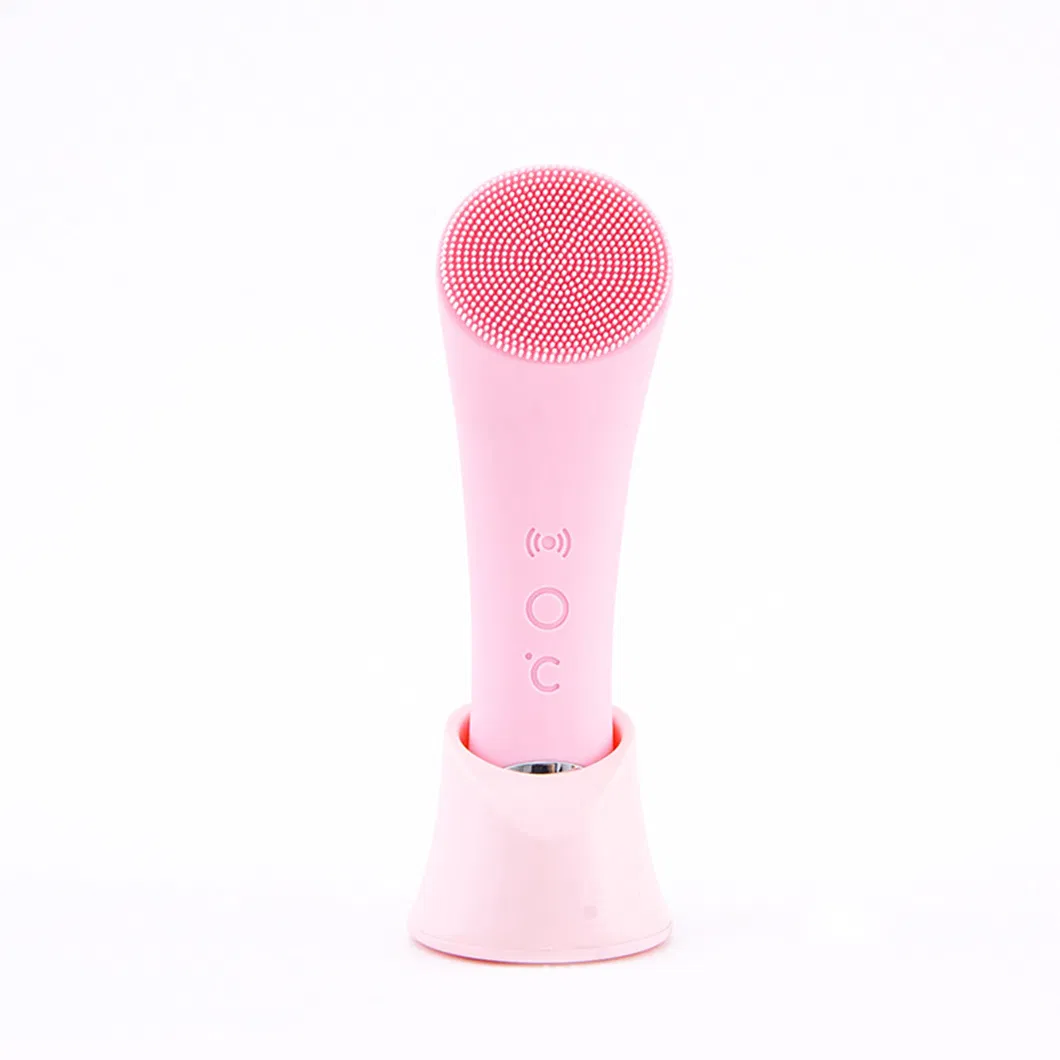Electric Facial Cleansing Brush Sonic Face Cleaner Facial Cleaning Brush USB Vibrator Brush Deep Cleansing Skin Facial Cleansing Brush