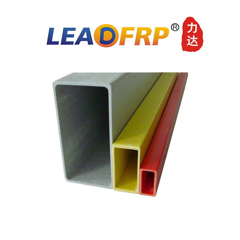 Electrical Insulating FRP Square Tube Non-Conductive Fiberglass Tube for Cable Support