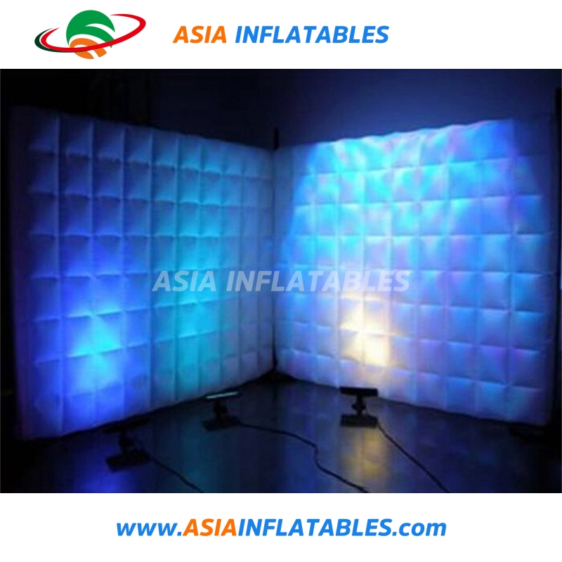 Newest Inflatable Lighting Air Wall for Event Decoration