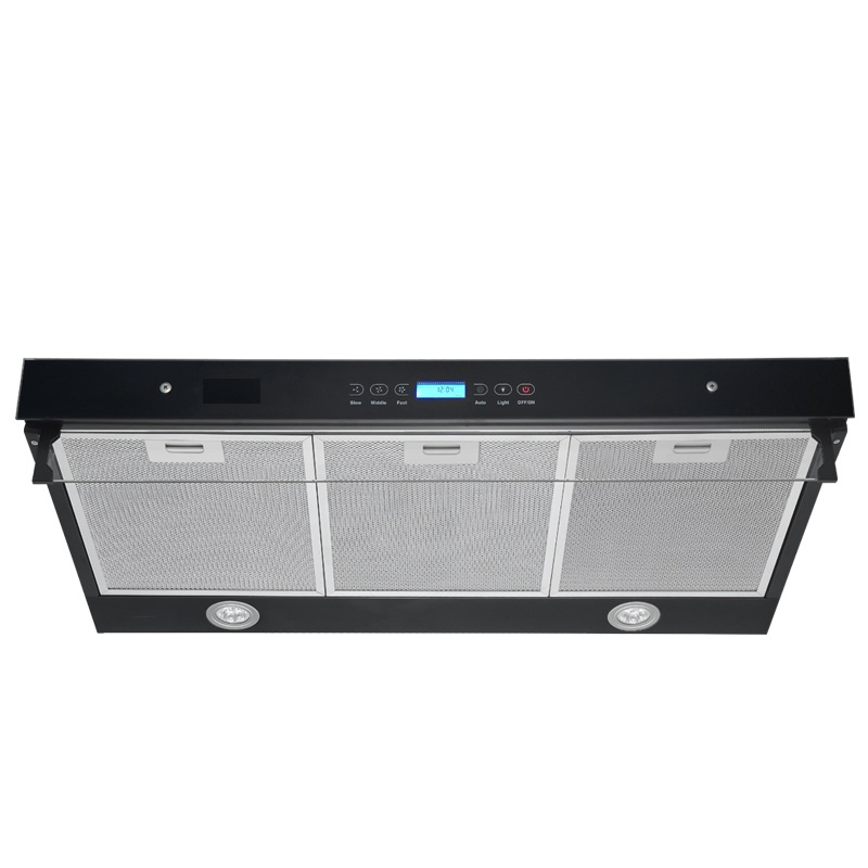 Practical Kitchen Appliance with Intuitive Control Buttons and Essential Safety Certification Range Hood