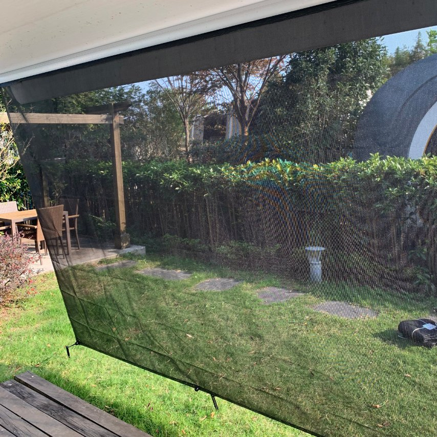 Antil-UV RV Sun Shade Screen Awning Mesh Sunshade for Motorhome Camping Trailer
