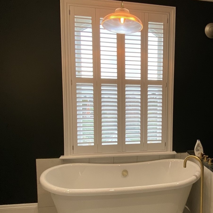 Premium Custom PVC Plantation Shutters with Elegant Louvered Style