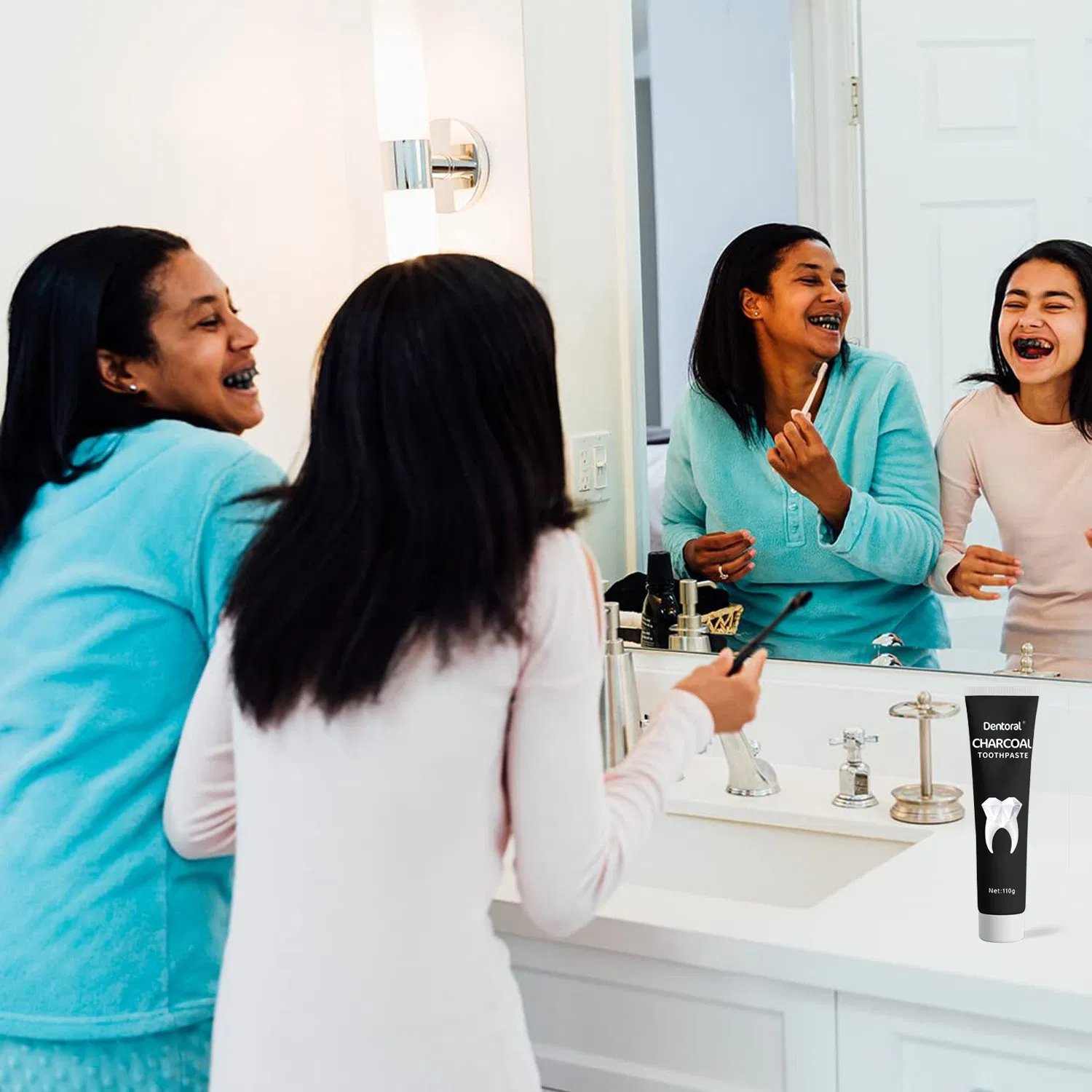 Dentoral Bamboo Charcoal Teeth Whitening Toothpaste for Gums Care