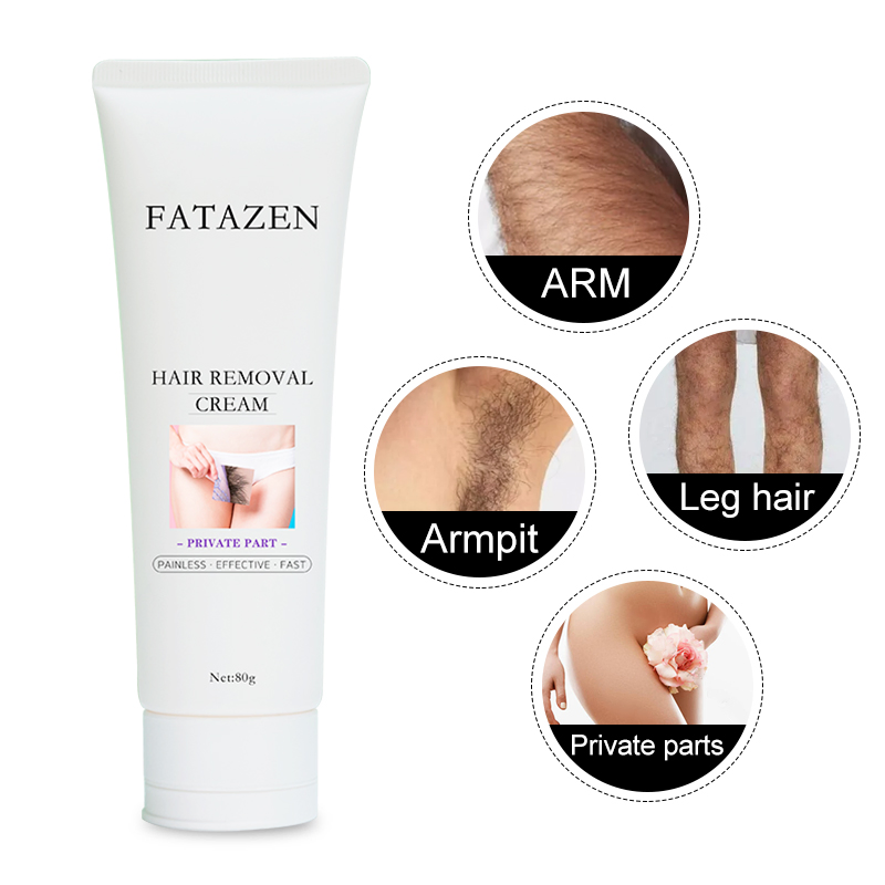 Natural Organic Mild Non-Irritating Hair Growth Inhibiting Fast Hair Removal Cream