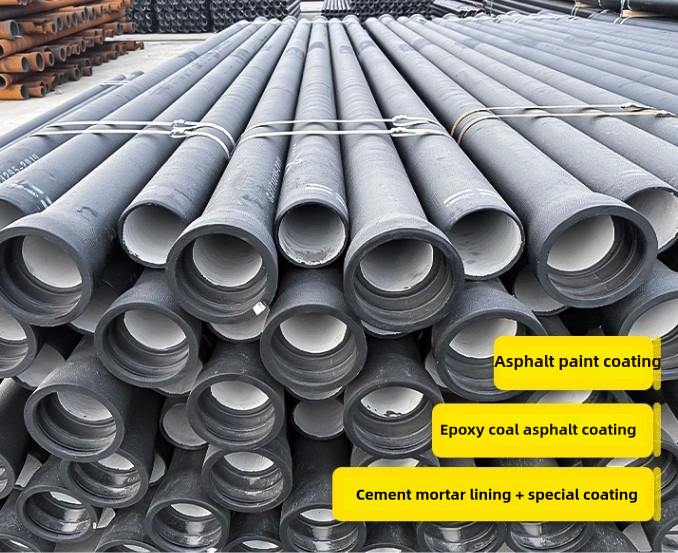 Nodular Graphite Iron Pipe DN1000 Drainage Pipe Cast Iron Pipe Steel Pipe