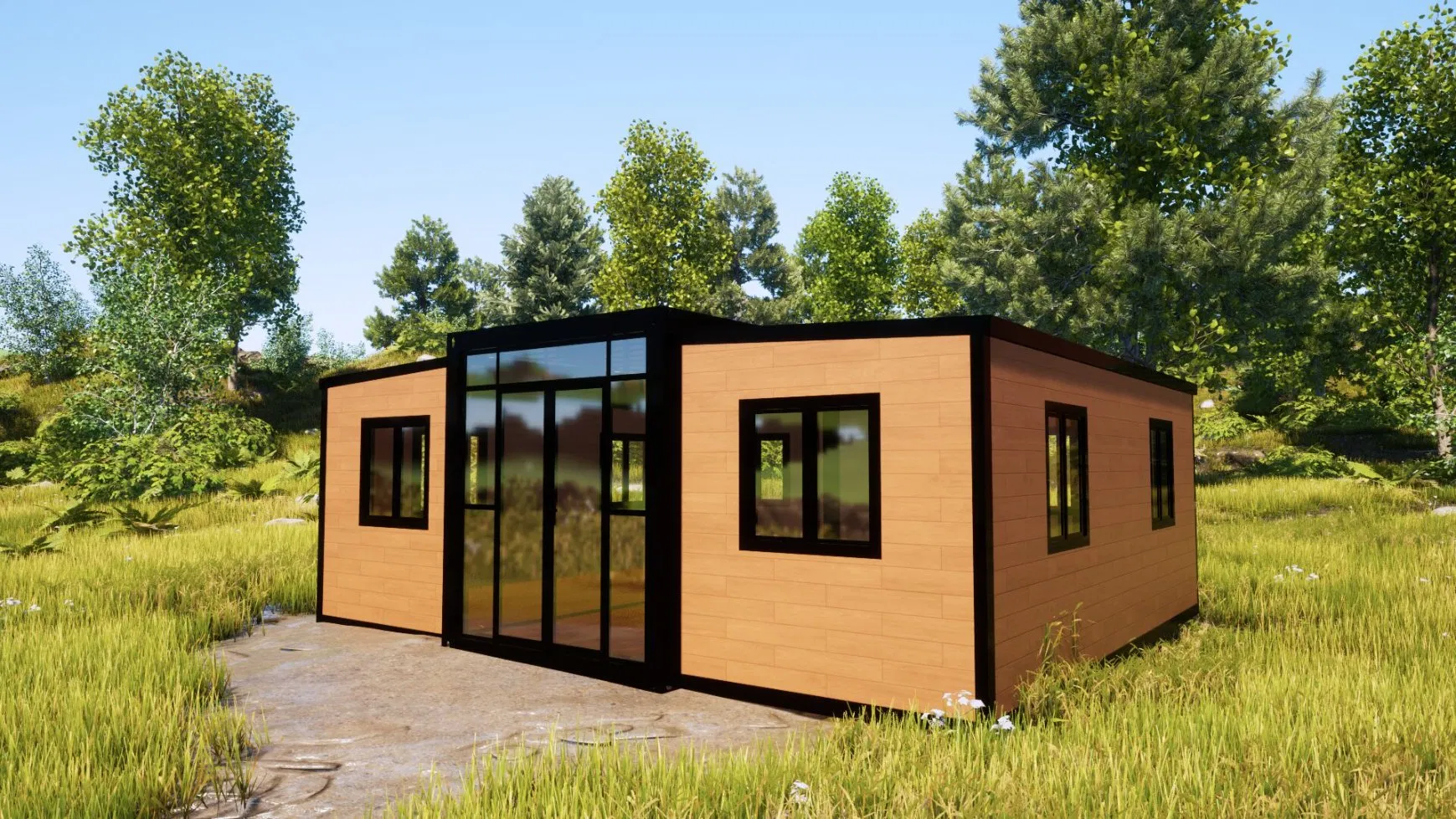20 Feet Expandable Mini Container House for Outdoor Living Prefabricated House