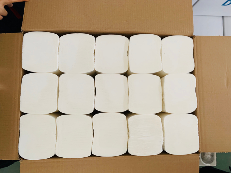 N-1/2 Fold Paper Napkin Interfold Paper Napkin V Fold Napkin 2ply Virgin Pulp