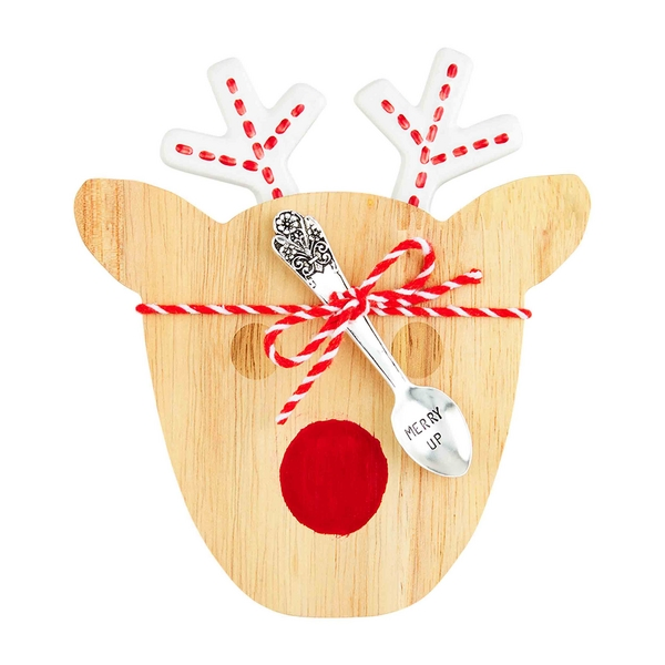 Charming Reindeer Candy Dish Set for Seasonal Festivities