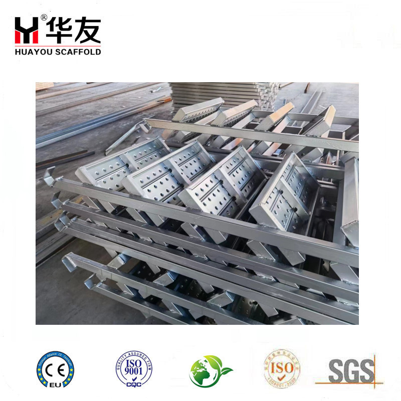 Galvanized Mobile Climbing Tower Staircase Scaffold Steel Ladder for Modular Scaffolding System