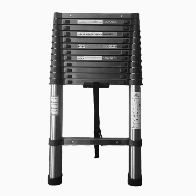 Adjustable Folding Stainless Steel Ladder Telescopic Extension Step Ladder Steel Retractable Telescopic Ladder with High Quality