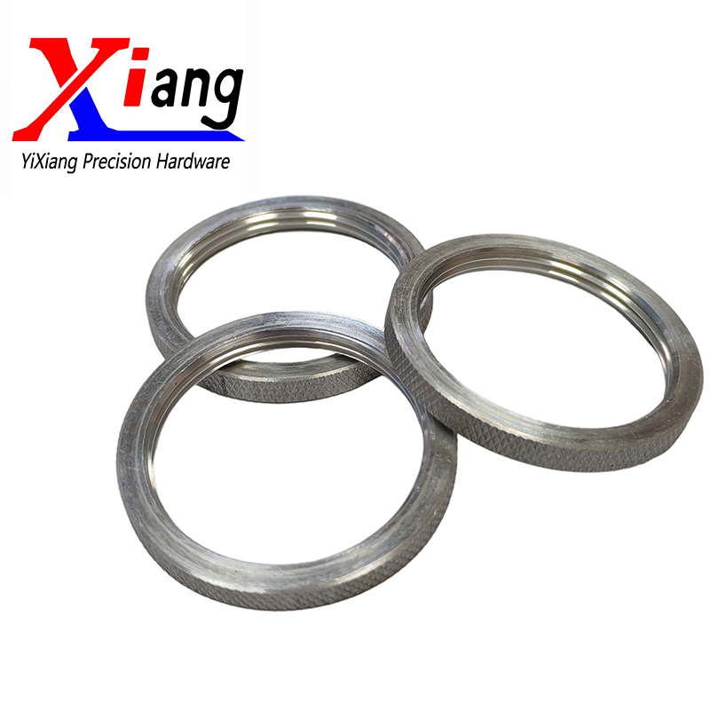 CNC Machined Aluminum Fixed Ring with Internal M37 Thread