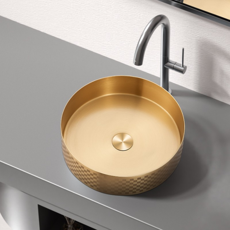 New Type Hot Sale Steel Wash Basin Bathroom Bowl Small Sink Bathroom Vessel Sink Bathroom Sink