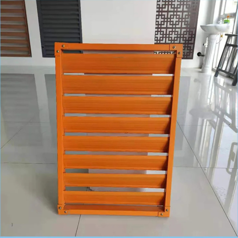 Fasec Casement Window Shutter Louver Blinds Door Aluminium Metal Grille Screen