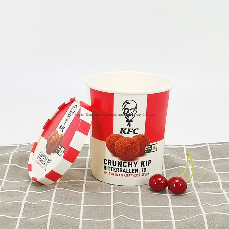 Custom Printed 3/5/8/16/18 Oz Disposable Ice Cream Paper Gelato Cups with Lid and Spoon