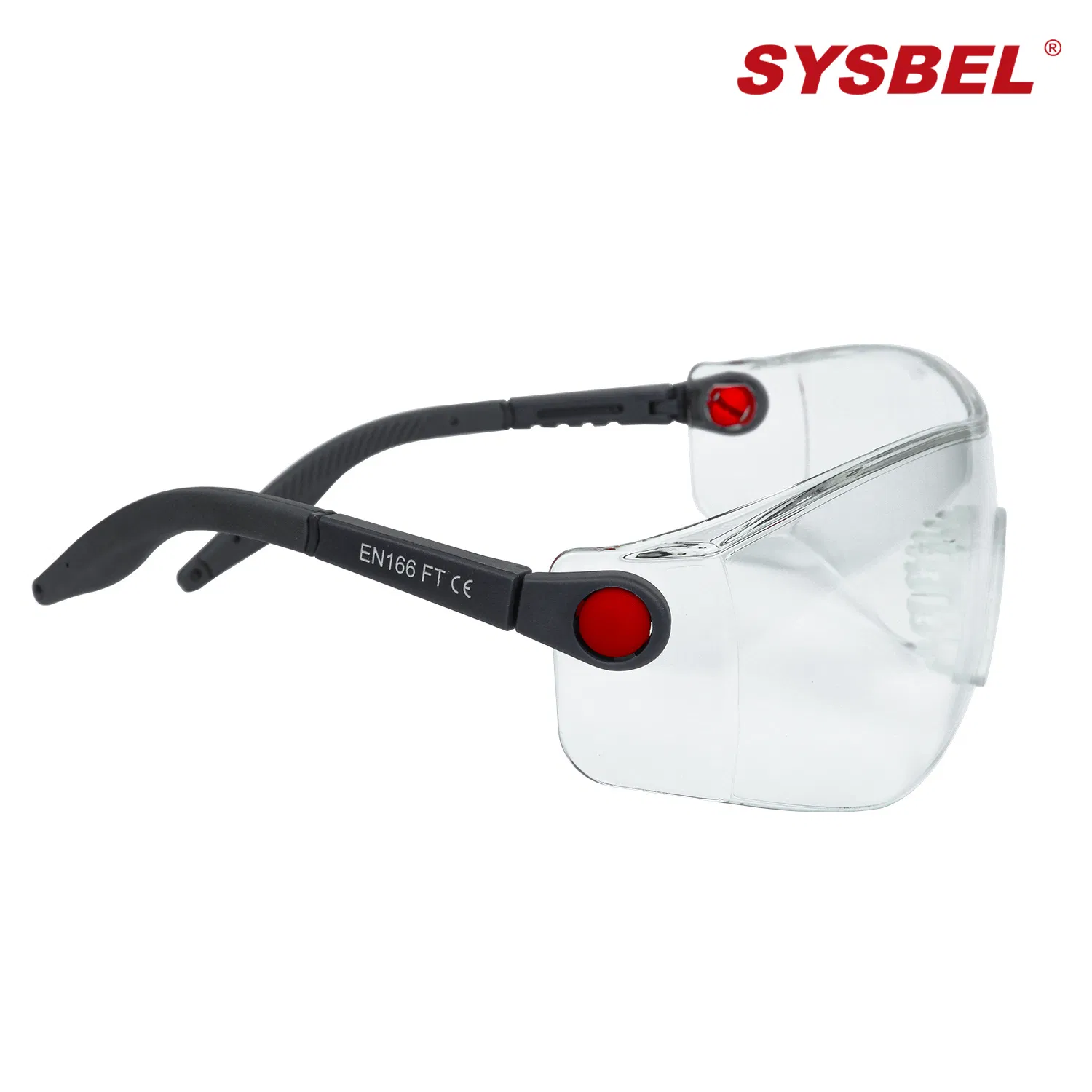 Anti-Fog Anti-Dust Anti-Impact Anti-UV PC Transparent Soft Legs Safety Spectacles (WG-7256)