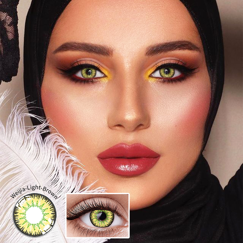 Freshlady Wholesale Price Nature Brown Lenses Fashion Cosmetic Colored Eye Contact Lens