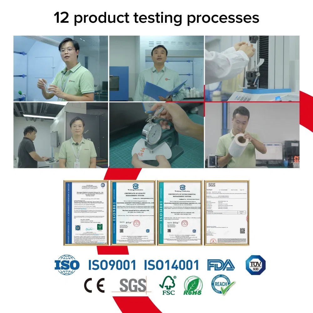 PP Opaque Rightint One Side Coated Paper Adhesive Label Sticker