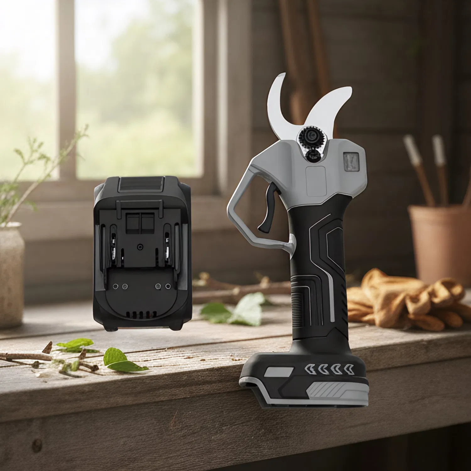 Аккумуляторные садовые ножницы Feihu для веток